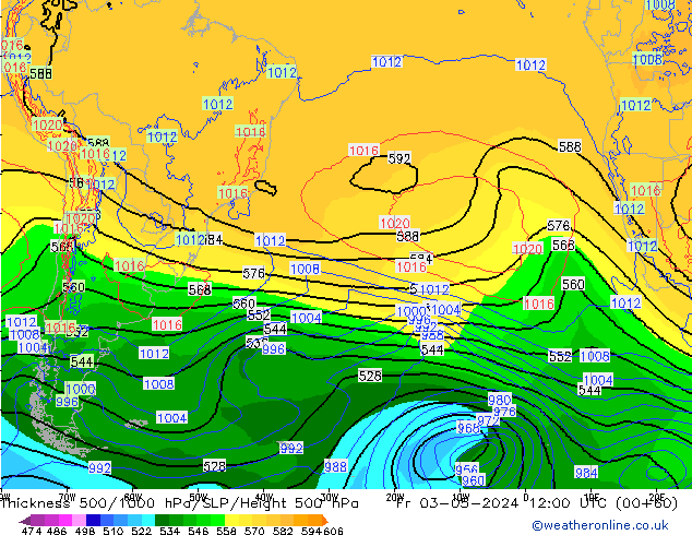 Thck 500-1000hPa ECMWF Sex 03.05.2024 12 UTC