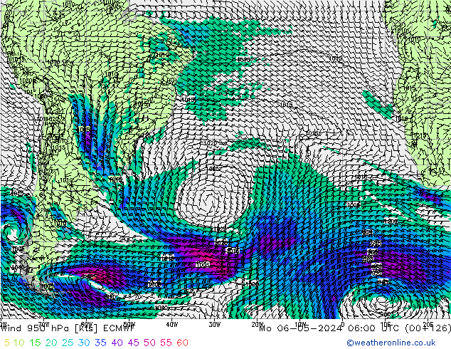  950 hPa ECMWF  06.05.2024 06 UTC