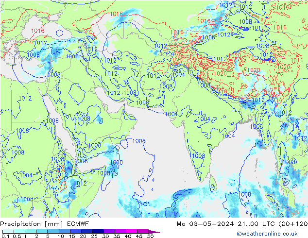 Precipitation ECMWF Mo 06.05.2024 00 UTC