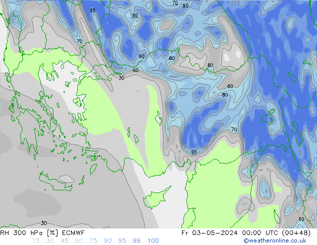 RV 300 hPa ECMWF vr 03.05.2024 00 UTC