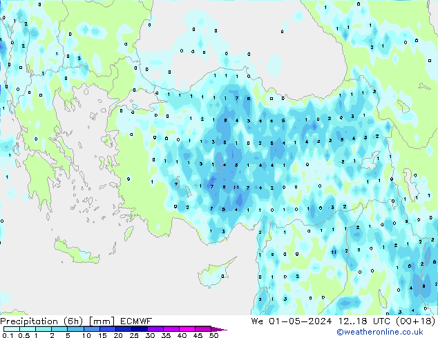 Z500/Rain (+SLP)/Z850 ECMWF ср 01.05.2024 18 UTC