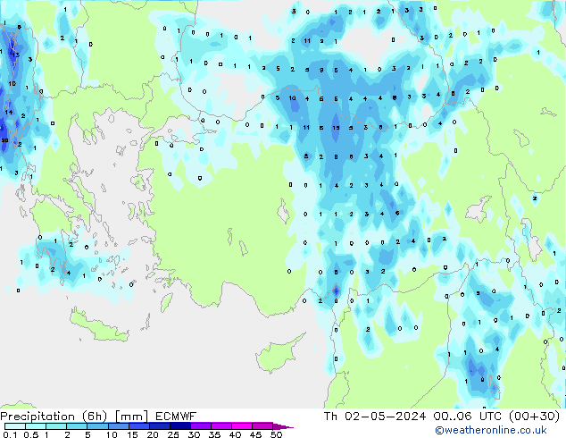 Z500/Rain (+SLP)/Z850 ECMWF Qui 02.05.2024 06 UTC