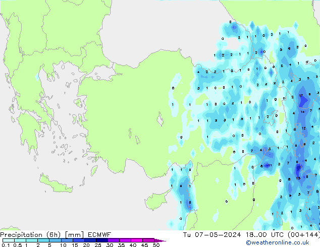 Z500/Rain (+SLP)/Z850 ECMWF Tu 07.05.2024 00 UTC