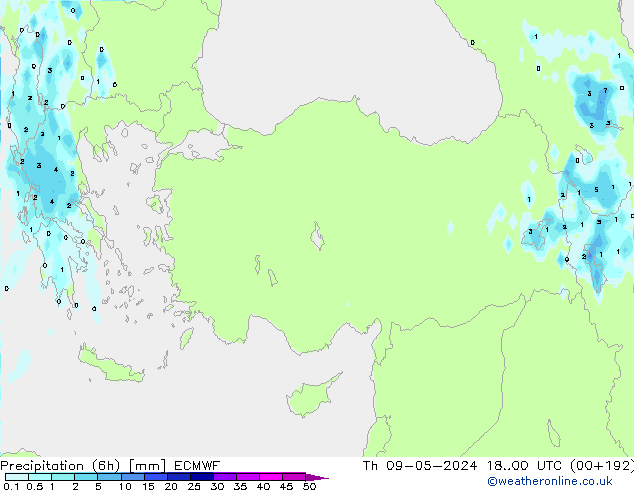 Z500/Rain (+SLP)/Z850 ECMWF Th 09.05.2024 00 UTC