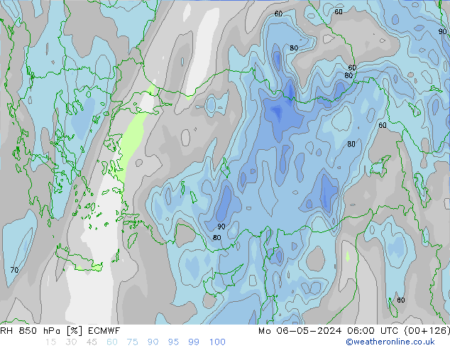 RV 850 hPa ECMWF ma 06.05.2024 06 UTC