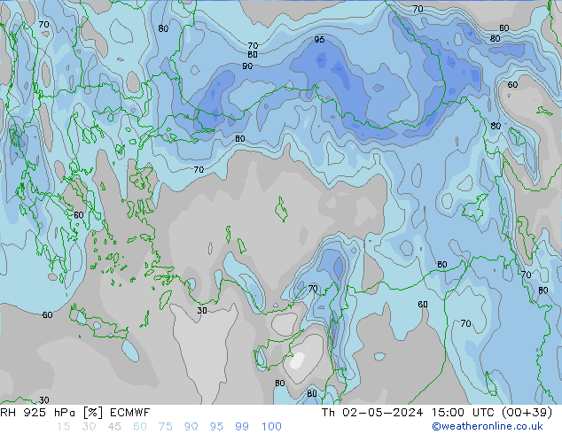 RH 925 hPa ECMWF  02.05.2024 15 UTC