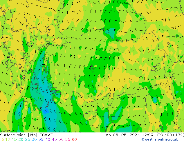  10 m ECMWF  06.05.2024 12 UTC