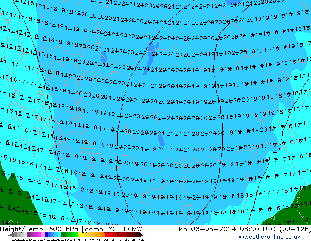 Z500/Regen(+SLP)/Z850 ECMWF ma 06.05.2024 06 UTC