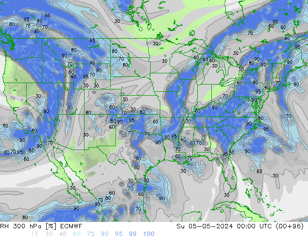 RH 300 hPa ECMWF Su 05.05.2024 00 UTC