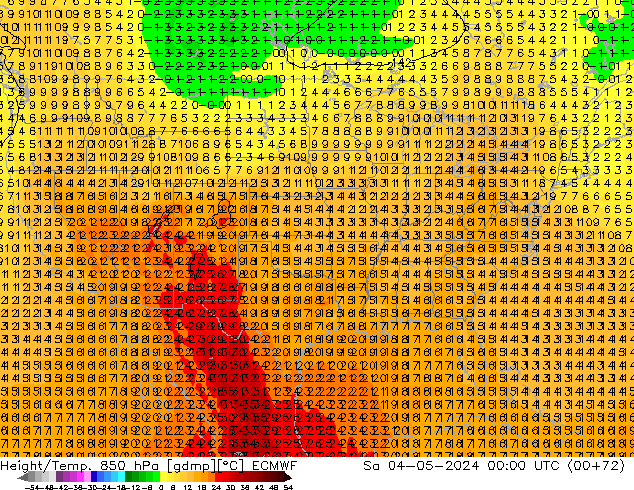 Z500/Rain (+SLP)/Z850 ECMWF Sa 04.05.2024 00 UTC