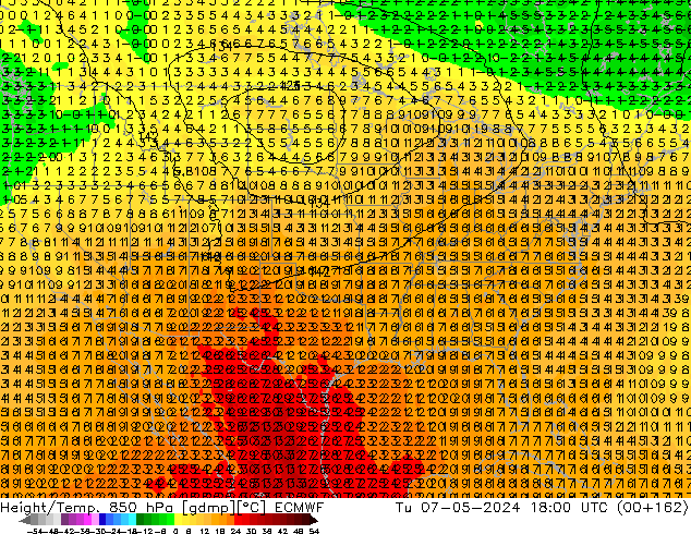 Z500/Rain (+SLP)/Z850 ECMWF mar 07.05.2024 18 UTC