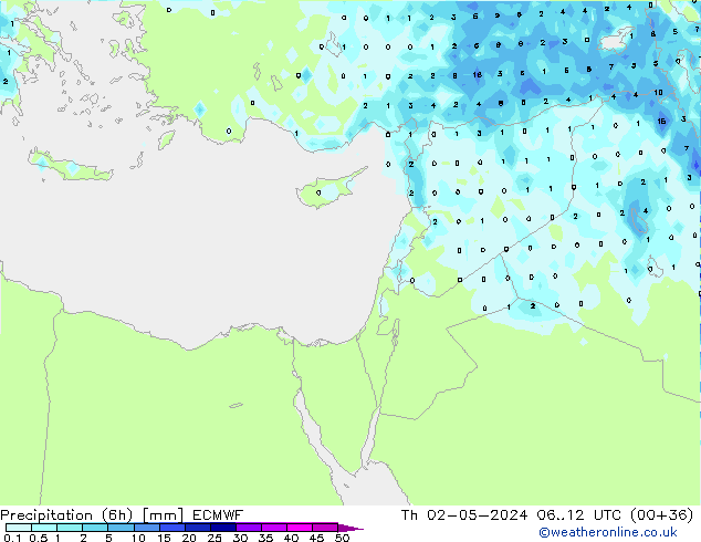 Z500/Rain (+SLP)/Z850 ECMWF Th 02.05.2024 12 UTC