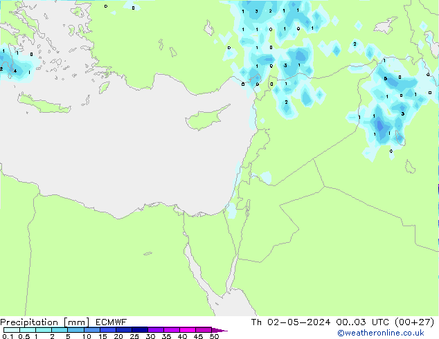 opad ECMWF czw. 02.05.2024 03 UTC