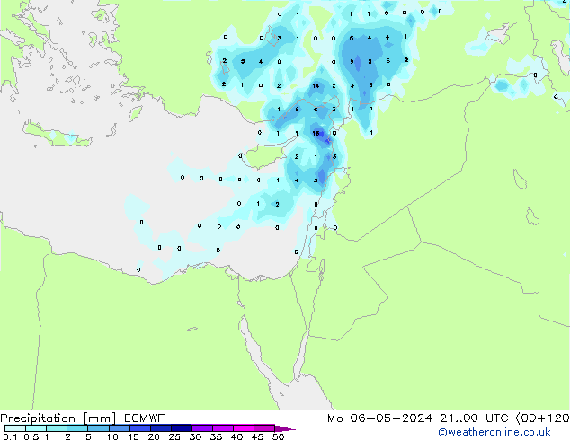 Precipitazione ECMWF lun 06.05.2024 00 UTC