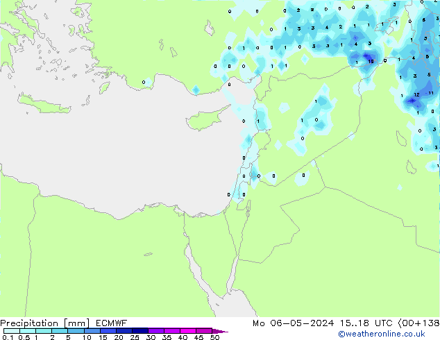 Neerslag ECMWF ma 06.05.2024 18 UTC