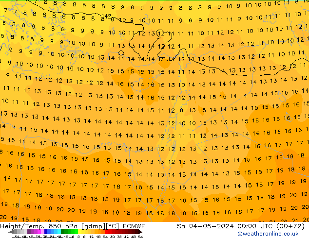 Z500/Rain (+SLP)/Z850 ECMWF So 04.05.2024 00 UTC