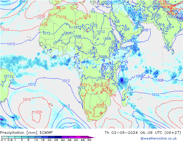 Niederschlag ECMWF Do 02.05.2024 09 UTC