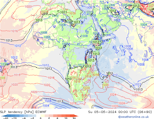 tendencja ECMWF nie. 05.05.2024 00 UTC