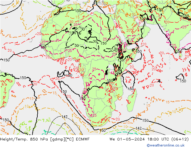Z500/Rain (+SLP)/Z850 ECMWF St 01.05.2024 18 UTC