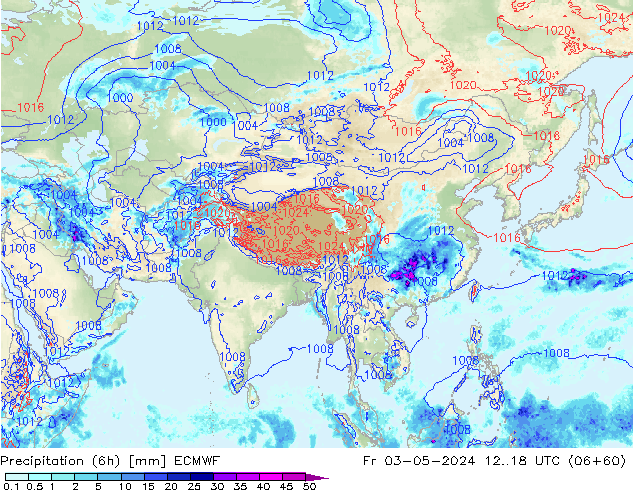 Z500/Rain (+SLP)/Z850 ECMWF Fr 03.05.2024 18 UTC