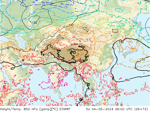 Z500/Rain (+SLP)/Z850 ECMWF  04.05.2024 06 UTC