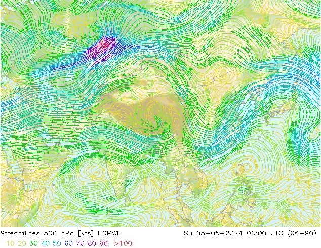  500 hPa ECMWF  05.05.2024 00 UTC