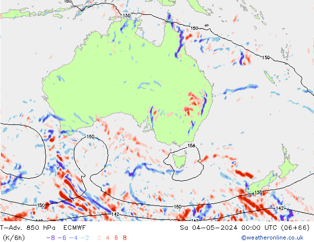 T-Adv. 850 hPa ECMWF So 04.05.2024 00 UTC