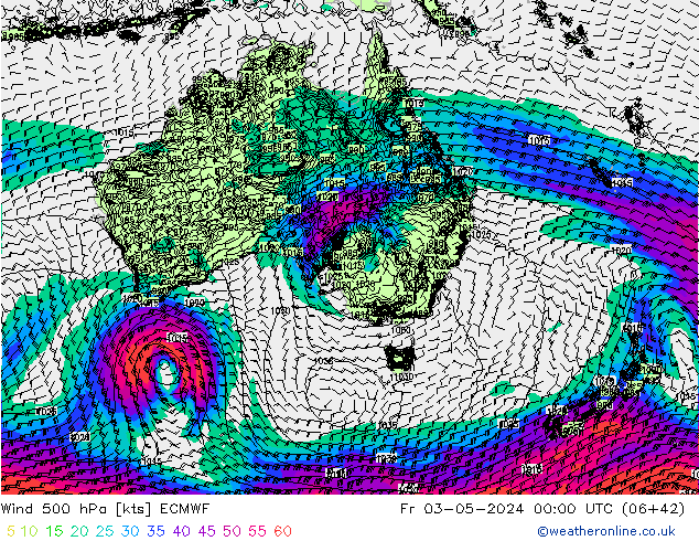 Wind 500 hPa ECMWF vr 03.05.2024 00 UTC