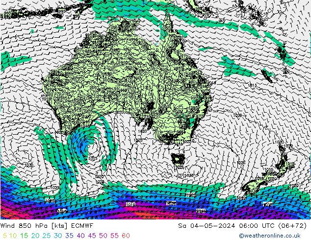  850 hPa ECMWF  04.05.2024 06 UTC