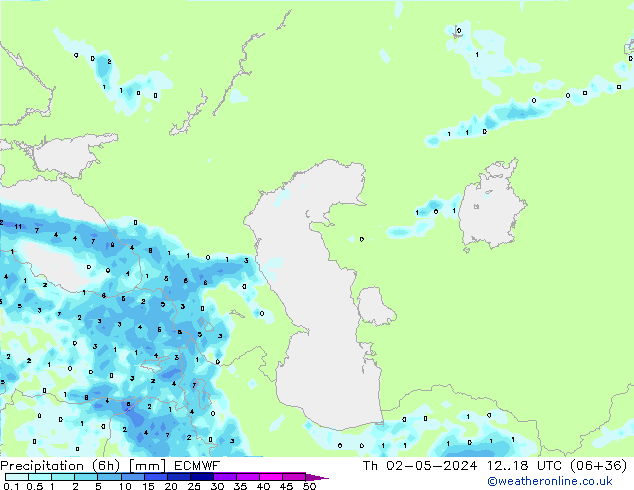 Z500/Rain (+SLP)/Z850 ECMWF Qui 02.05.2024 18 UTC