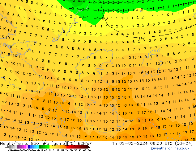 Z500/Regen(+SLP)/Z850 ECMWF do 02.05.2024 06 UTC