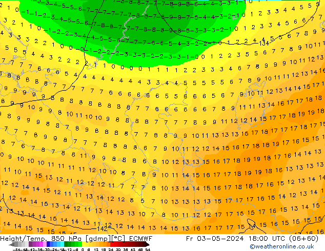 Z500/Rain (+SLP)/Z850 ECMWF ven 03.05.2024 18 UTC