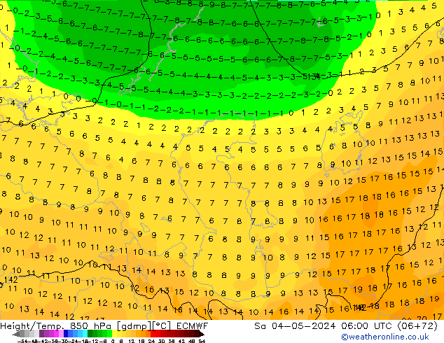 Z500/Rain (+SLP)/Z850 ECMWF So 04.05.2024 06 UTC