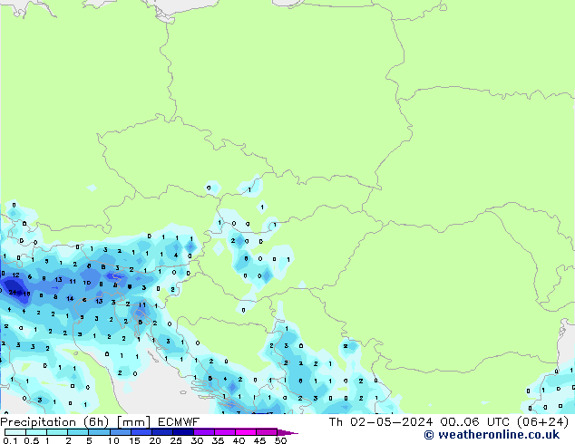 Z500/Regen(+SLP)/Z850 ECMWF do 02.05.2024 06 UTC