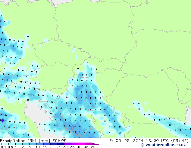 Z500/Rain (+SLP)/Z850 ECMWF пт 03.05.2024 00 UTC