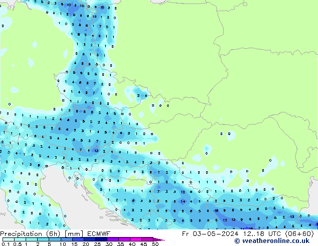 Z500/Rain (+SLP)/Z850 ECMWF Fr 03.05.2024 18 UTC