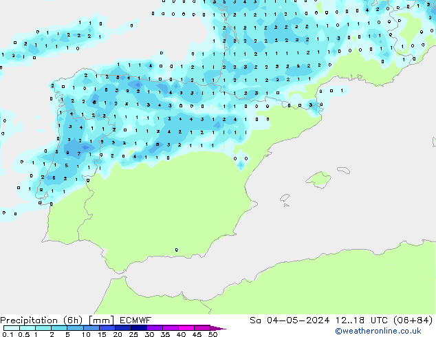 Z500/Rain (+SLP)/Z850 ECMWF Sa 04.05.2024 18 UTC