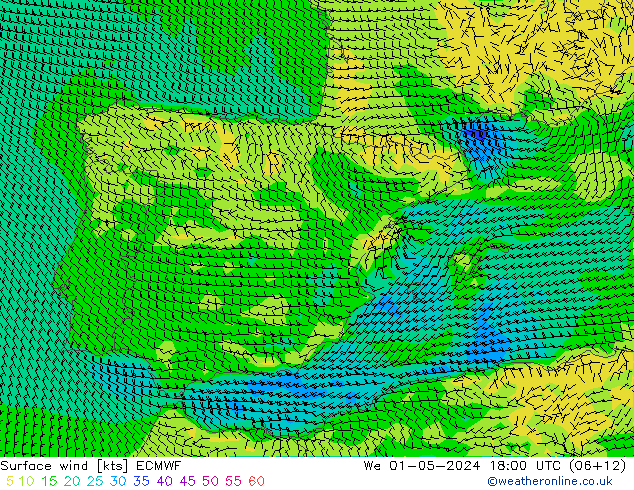  10 m ECMWF  01.05.2024 18 UTC