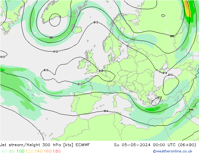 Polarjet ECMWF So 05.05.2024 00 UTC