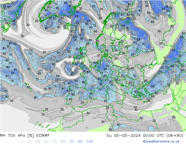 RV 700 hPa ECMWF zo 05.05.2024 00 UTC