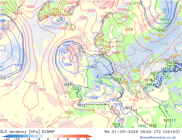   ECMWF  01.05.2024 09 UTC