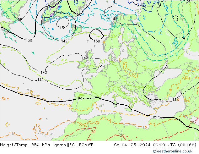 Z500/Rain (+SLP)/Z850 ECMWF Sa 04.05.2024 00 UTC