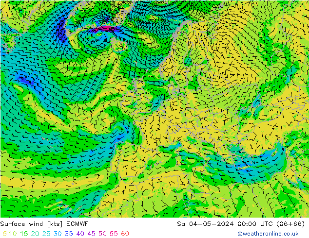  10 m ECMWF  04.05.2024 00 UTC