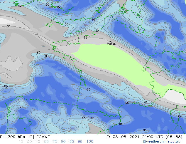 300 hPa Nispi Nem ECMWF Cu 03.05.2024 21 UTC