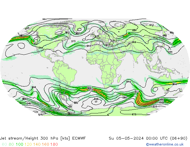 джет ECMWF Вс 05.05.2024 00 UTC