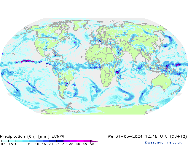 Z500/Rain (+SLP)/Z850 ECMWF mer 01.05.2024 18 UTC