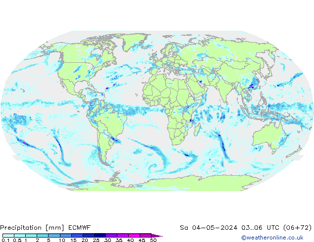 осадки ECMWF сб 04.05.2024 06 UTC