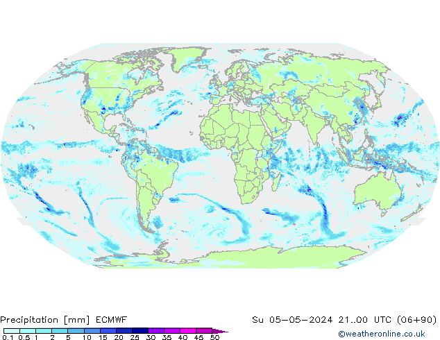 Precipitation ECMWF Su 05.05.2024 00 UTC