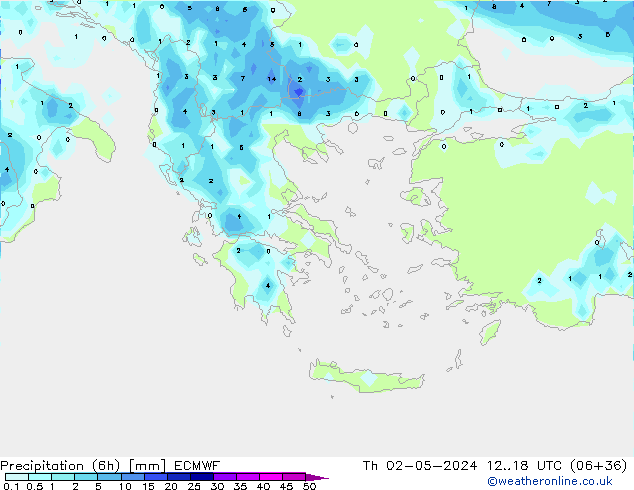 Z500/Rain (+SLP)/Z850 ECMWF Th 02.05.2024 18 UTC