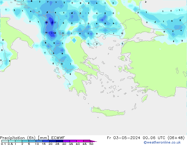 Z500/Rain (+SLP)/Z850 ECMWF pt. 03.05.2024 06 UTC